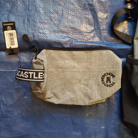 Crooks & Castles Gray Backpack and Small Bag - Picture 2 of 10